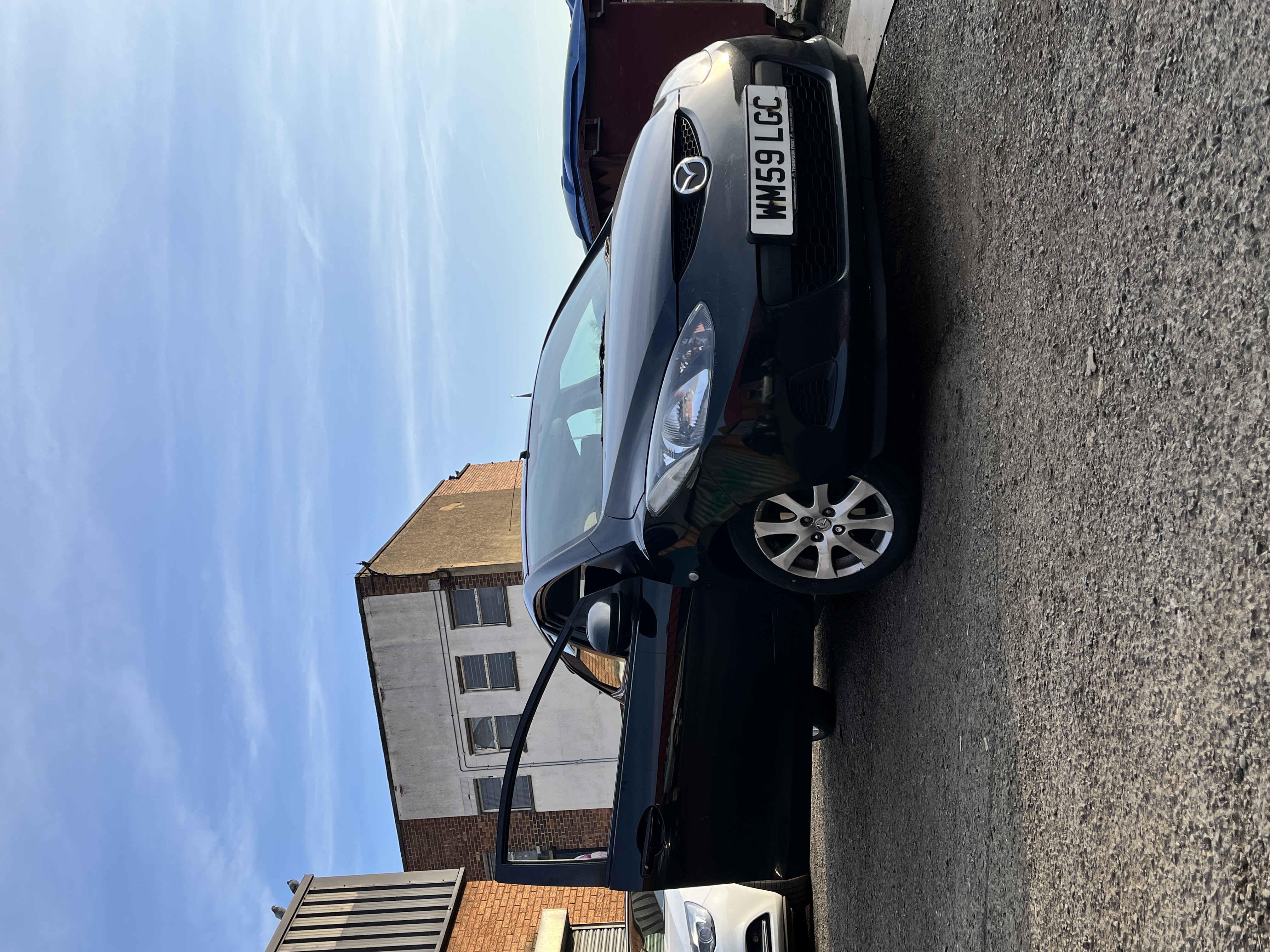 A fully cleaned and detailed car finished on site